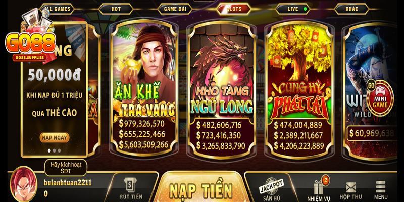 Đôi nét về cổng game nổ hũ đổi thưởng GO88