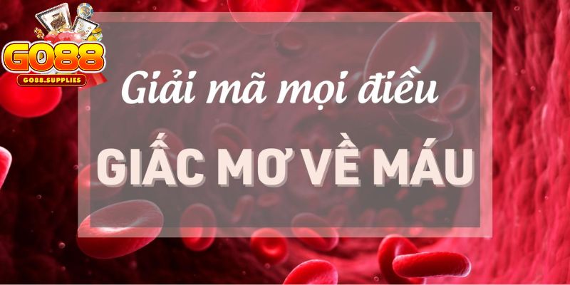 Giải mã các giấc mơ thấy máu đánh con gì?