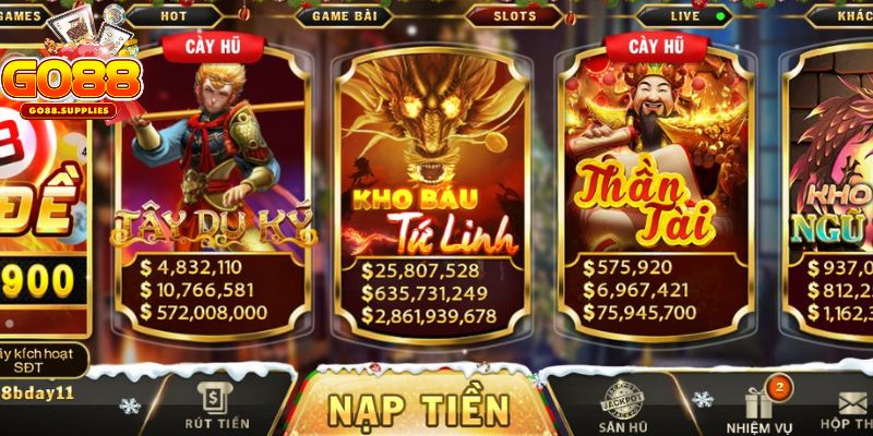 Giới thiệu về game nổ hũ 4 thần thú cực đình đám